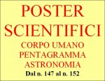 146X- Poster scientifici: Corpo umano, Pentagramma, Astronomia Consultare dalla foto n. 147 alla n. 152